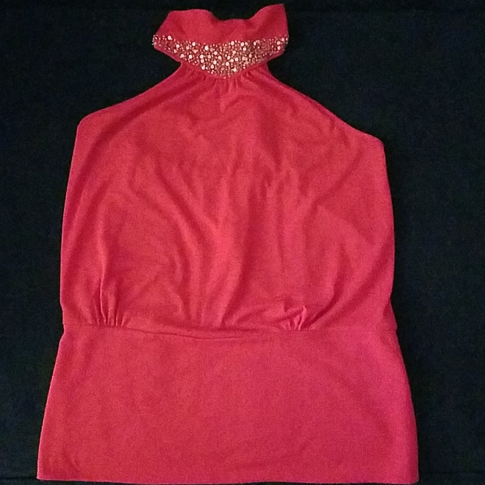 GUC Walter brand beaded neck halter top